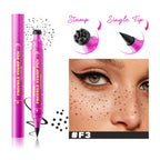Dual-Head Freckle Stamp Eyeliner Pen